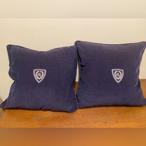 Ralph Lauren Navy Blue Pillows